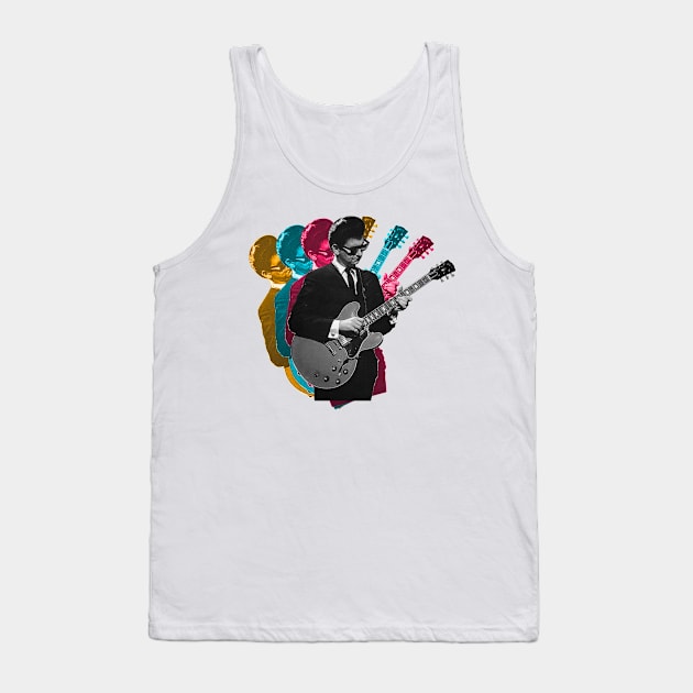 Roy Orbison Retrofun design Tank Top by Malarkey